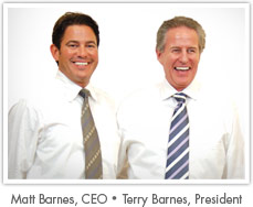 Matt Barnes CEO & Terry Barnes President